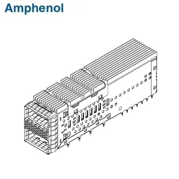 QSFP-DD 2×1 COMBO Connector