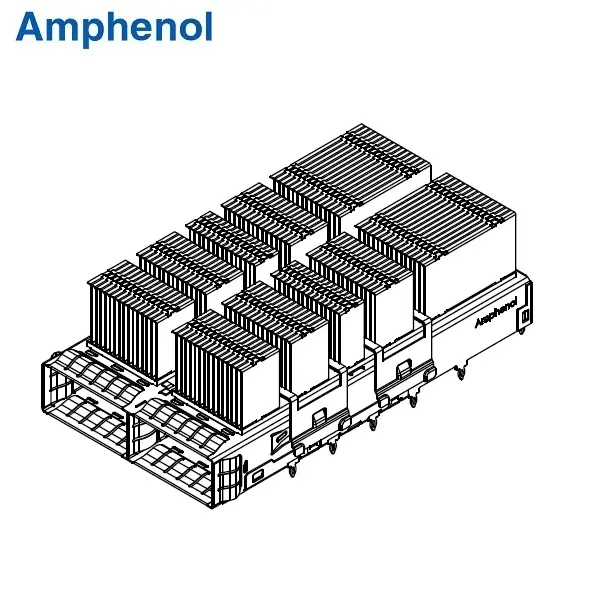 QSFP-DD 1×2 Cage