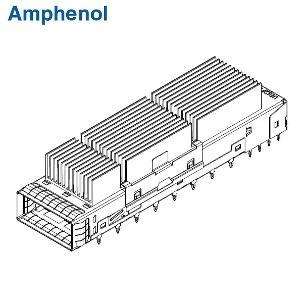OSFP-RHS 1×1 Cage With Heat Sink