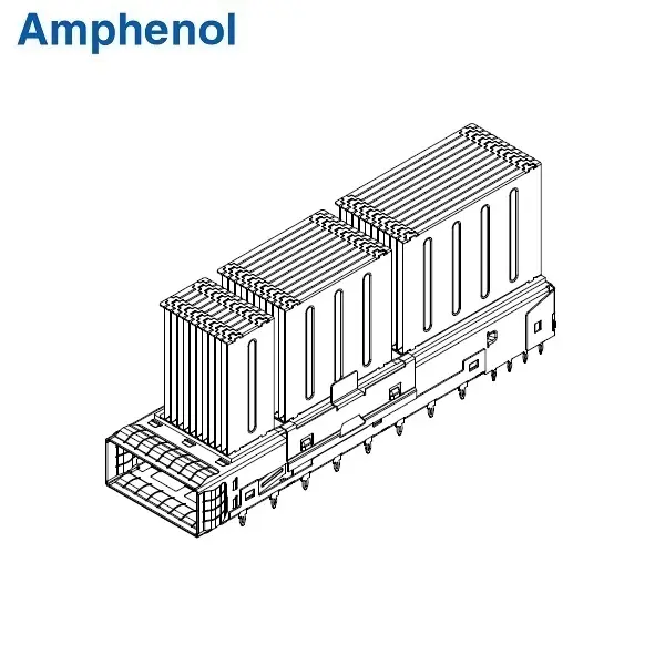 OSFP-RHS 1×1 Cage With Heat Sink