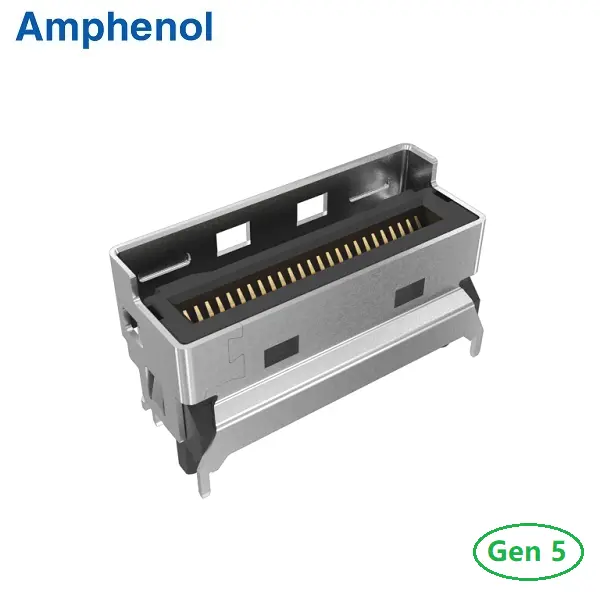Mini Cool Edge IO(MCIO) PAM4 56G 95Ω, Vertical Connector