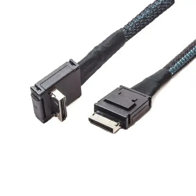 SFF-8611 Oculink 42Pin RA to STR Cable