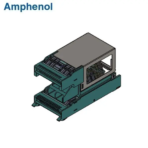 QSFP-DD 112G 2×1 Stacked SMT Connector