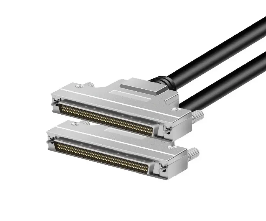 SCSI-II 100Pin Male Cable Assembly — product photograph