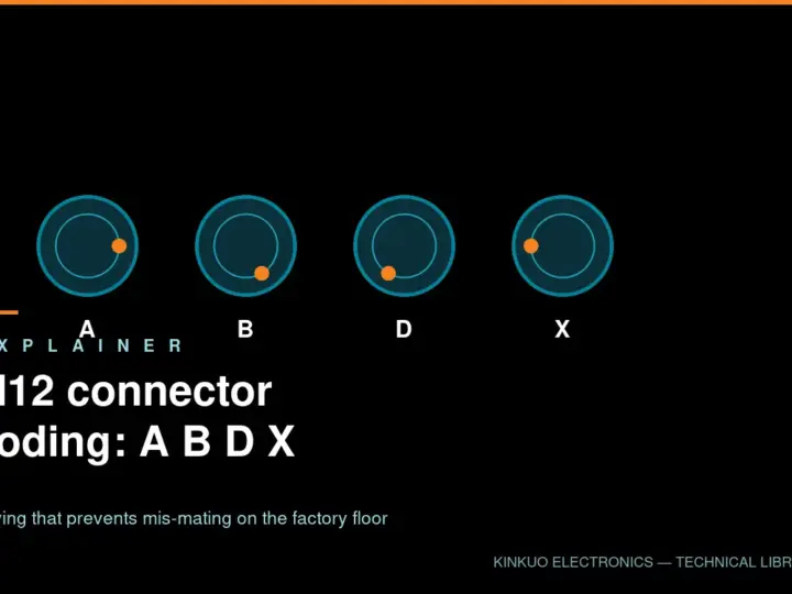 M12 Connector Coding Explained: A, B, D and X