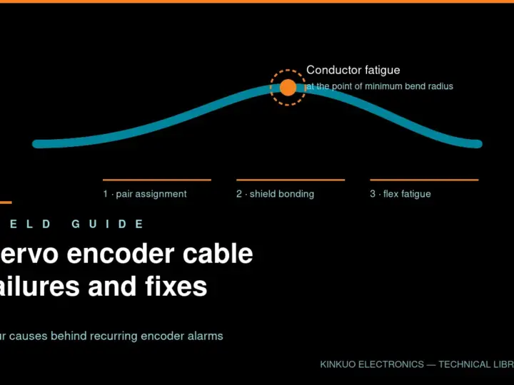 Servo Encoder Cable Failures: Root Causes and Prevention