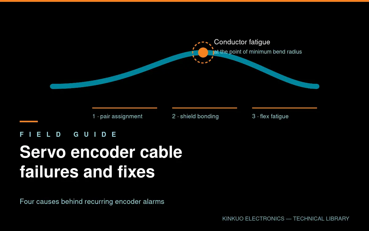 Servo Encoder Cable Failures: Root Causes and Prevention — KINKUO technical guide